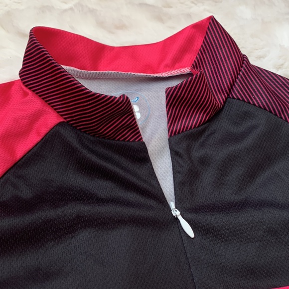 Bike/cycling top, black/hot pink, by Primal, size M - Picture 4 of 8